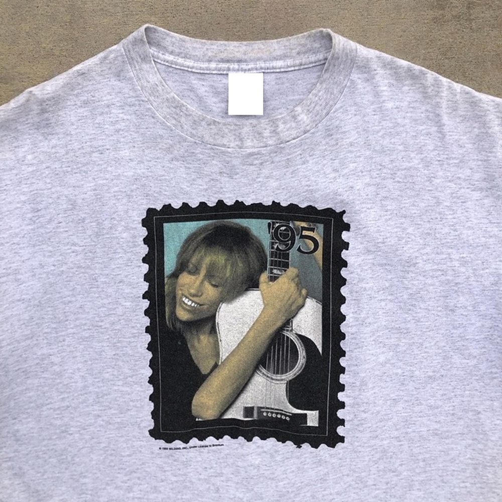 Carly Simon 1995 Letters Never Sent Sport Grey Shirt